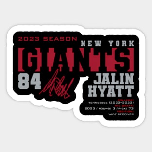 Hyatt - Giants - 2023 Sticker